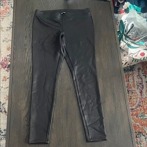 Express Black Faux Leather Pants